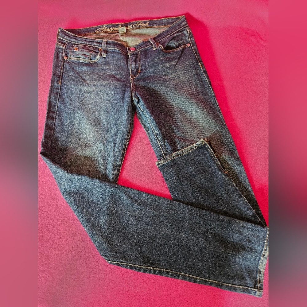 Abercrombie & Fitch Dark Wash, Low Rise Skinny Jeans